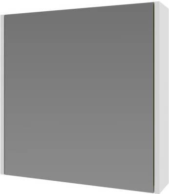 Boss & Wessing Spiegelkast BWS Salt 1 Deur 60x60 cm Incl. Planchetten Ice White