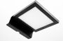 Aqua Splash Spiegellamp Boss & Wessing Square 10x10 cm Aluminium Mat Zwart - Thumbnail 1