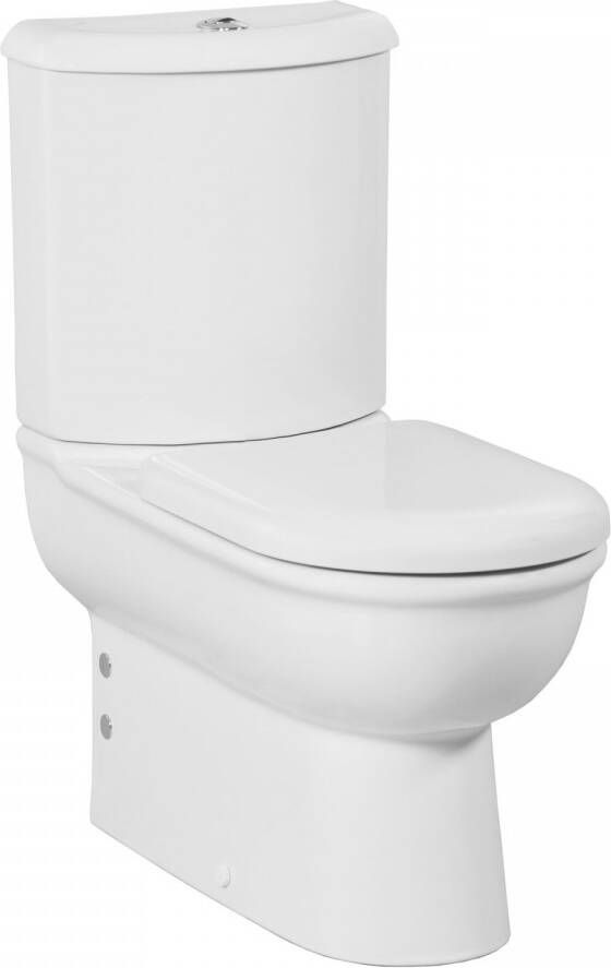Boss & Wessing Toiletpot Staand BWS Selin Onder En Muur Aansluiting Wit