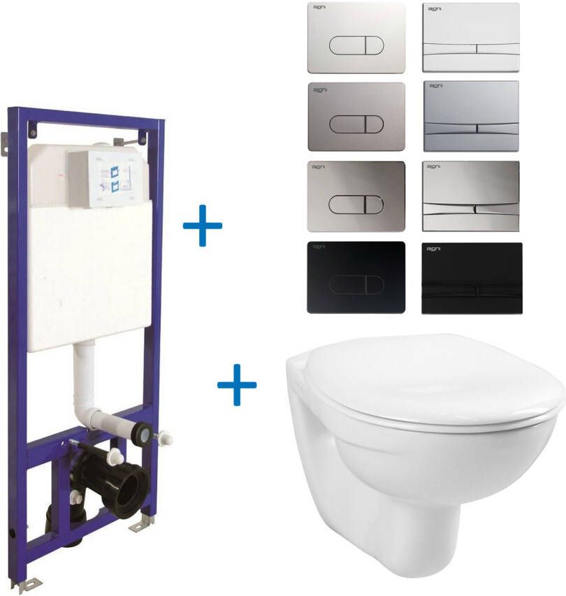 Boss & Wessing Toiletset Budget 01 B&W Basic Met B&W Drukplaat