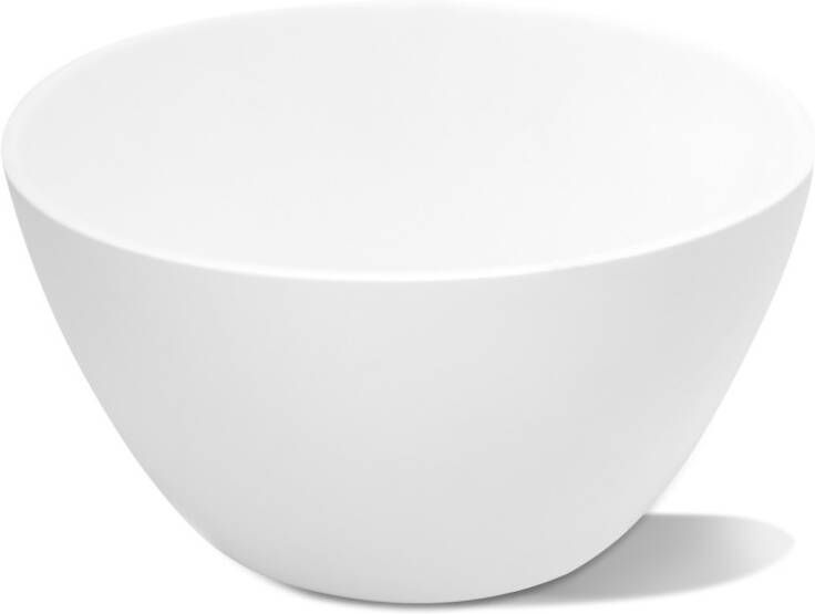 Boss & Wessing Waskom BWS Wanda Solid Surface Rond 21 cm Mat Wit