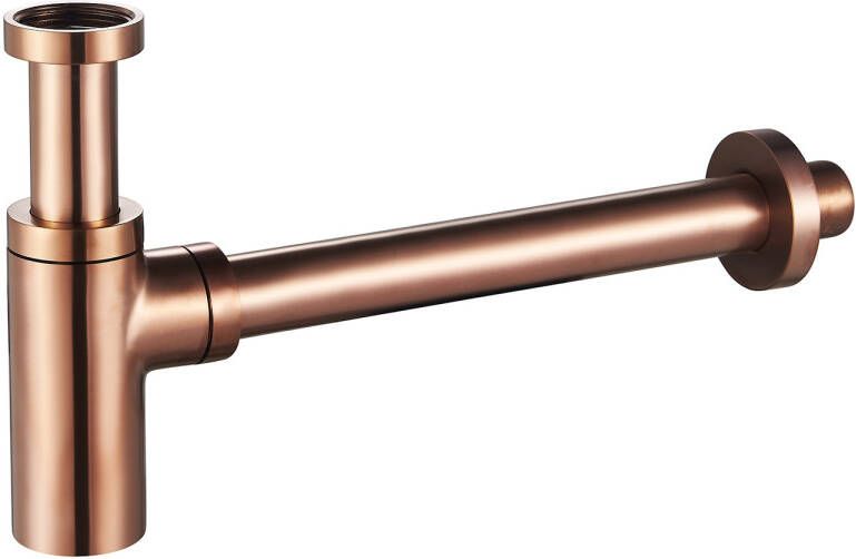 Boss & Wessing Wastafelsifon BWS Maya 5 4" x 32 mm Geborsteld Brons Koper