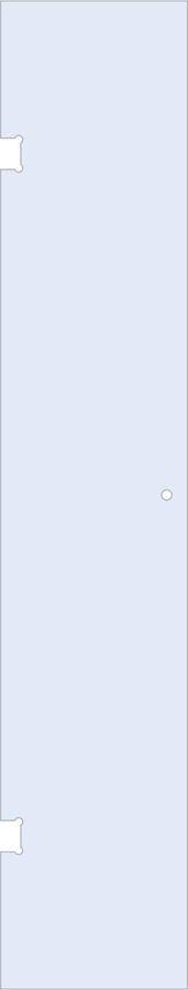 Brauer Deur 50 helder glas geschikt voor enkelpuntsgreep