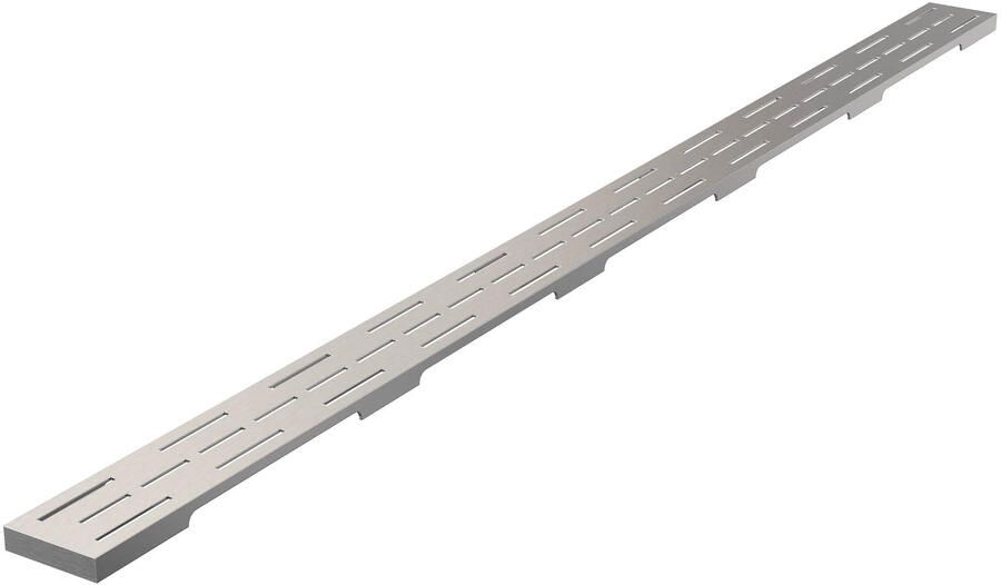 Brauer Douchegootrooster StanGrid RVS Standaard tbv Douchegoot STD W PS 120x7 cm