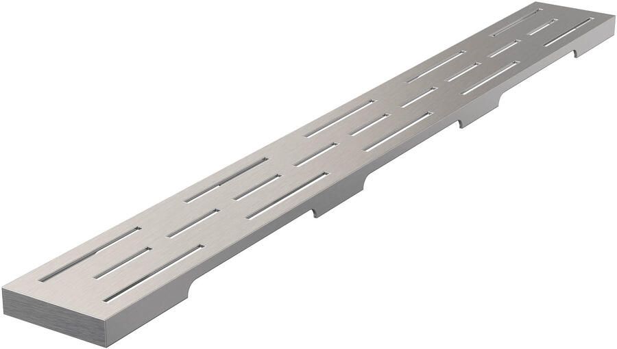 Brauer Douchegootrooster StanGrid RVS Standaard tbv Douchegoot STD W PS 60x7 cm