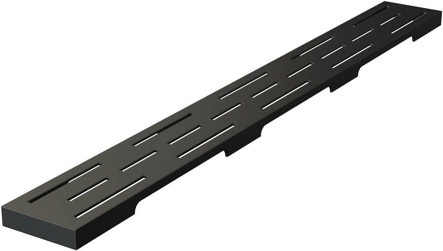 Brauer Douchegootrooster StanGrid Zwart Standaard tbv Douchegoot STD W PS 50x7 cm