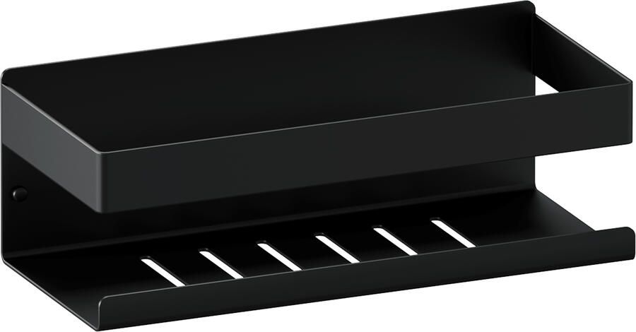 Brauer Doucherek Black Edition 23 Cm Mat Zwart