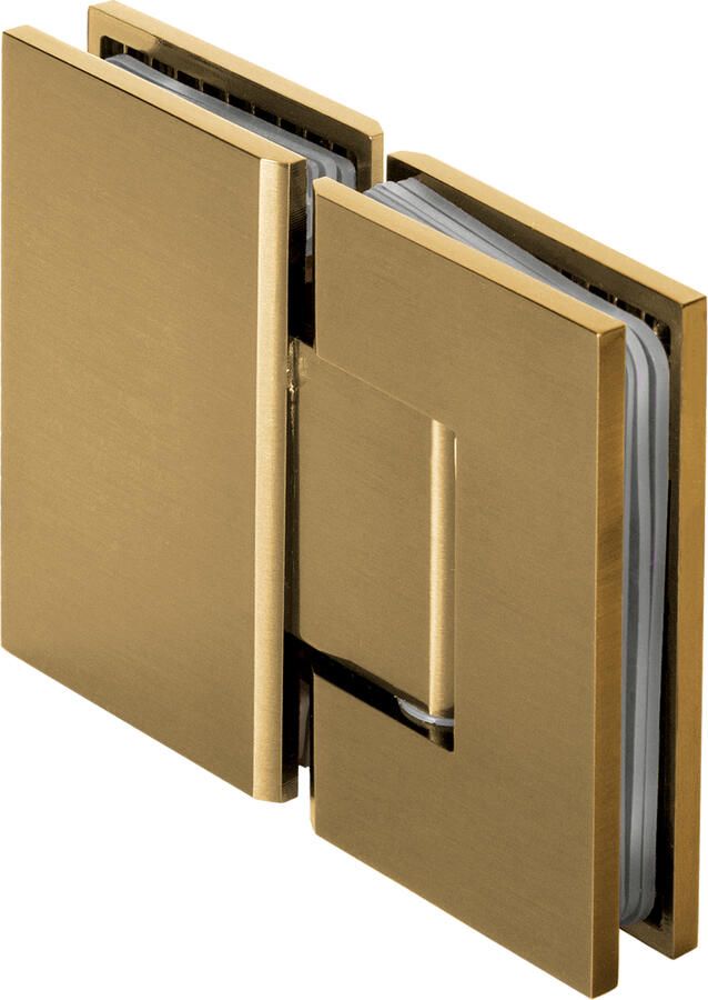 Sanitop Glasscharnier Just Creating 180 Graden 1 Stuks t.b.v. W2 Goud