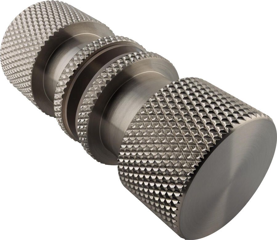 Brauer Handgreep enkelpunts model B Carving tbv glazen deuren PVD RVS-kleurig geborsteld