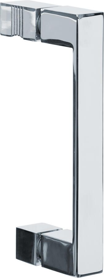 Brauer Handgreep tweepunts model A tbv glazen deuren chroom