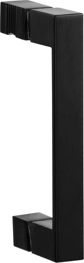 Brauer Handgreep tweepunts model A tbv glazen deuren mat zwart