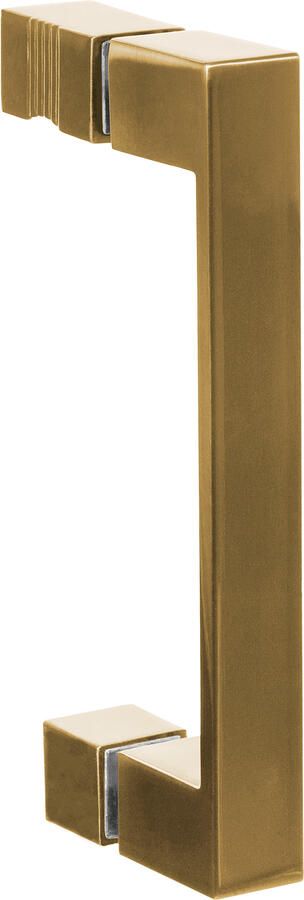 Brauer Handgreep tweepunts model A tbv glazen deuren PVD goud geborsteld