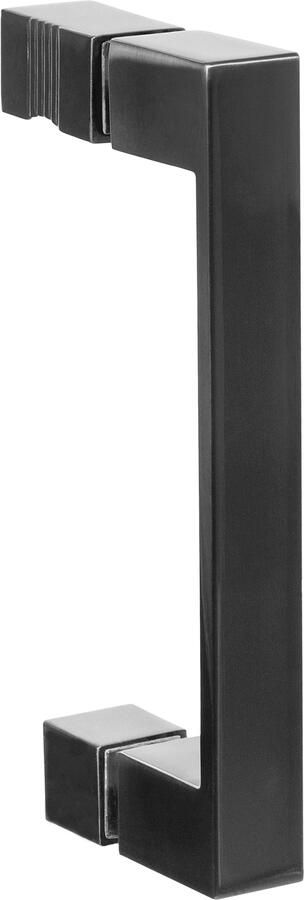 Brauer Handgreep tweepunts model A tbv glazen deuren PVD gunmetal geborsteld