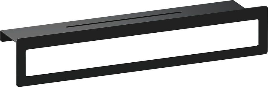 Brauer Black Edition handdoekrek met planchet mat zwart