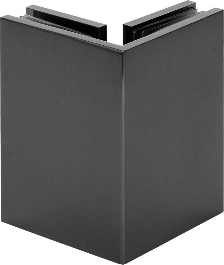 Sanitop Hoekbevestiging Just Creating 2 Stuks t.b.v. W1 en W2 Gunmetal