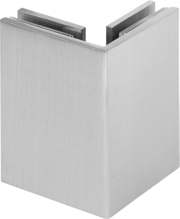 Brauer Hoekbevestiging 2 stuks PVD RVS-kleurig geborsteld