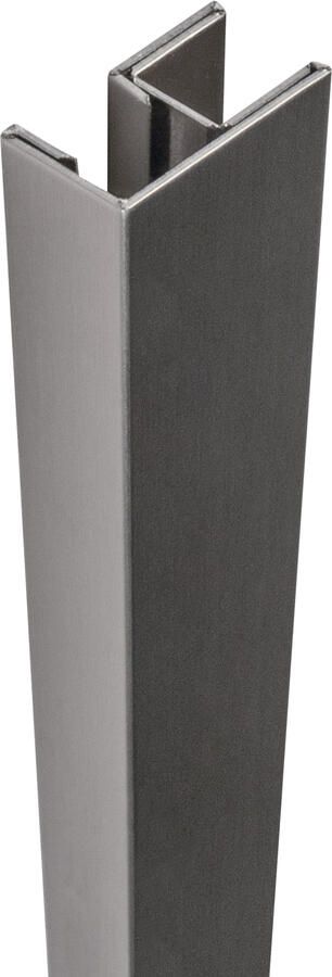 Brauer Hoekprofiel PVD RVS-kleurig geborsteld