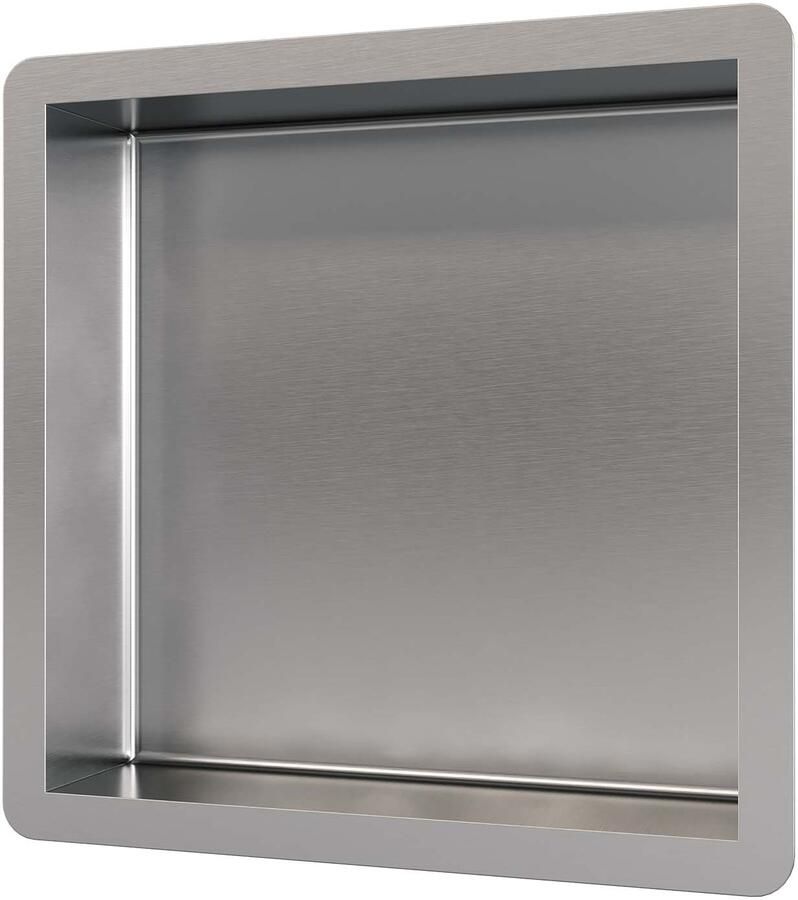 Brauer Outlet Brushed Edition inbouw nis 30x30 cm geborsteld rvs