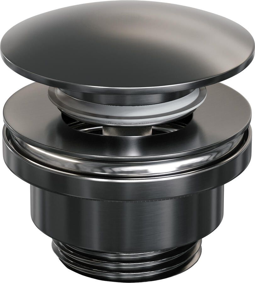 Brauer Klikwaste Afvoerplug Messing Binnenwerk 5 4 Geborsteld Gunmetal