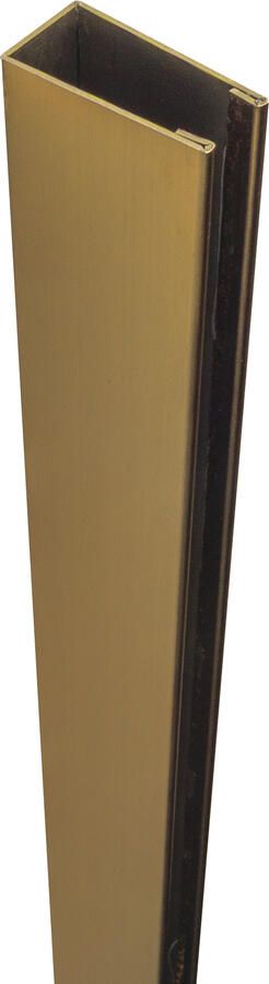 Brauer Muurprofiel PVD goud geborsteld