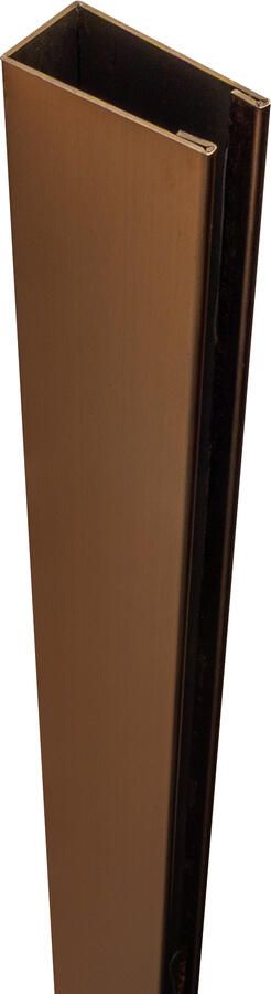 Brauer Muurprofiel PVD koper geborsteld