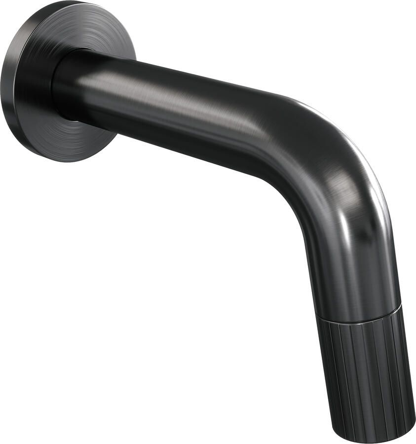 Brauer Stripe inbouw fonteinkraan inkortbaar gunmetal geborsteld PVD