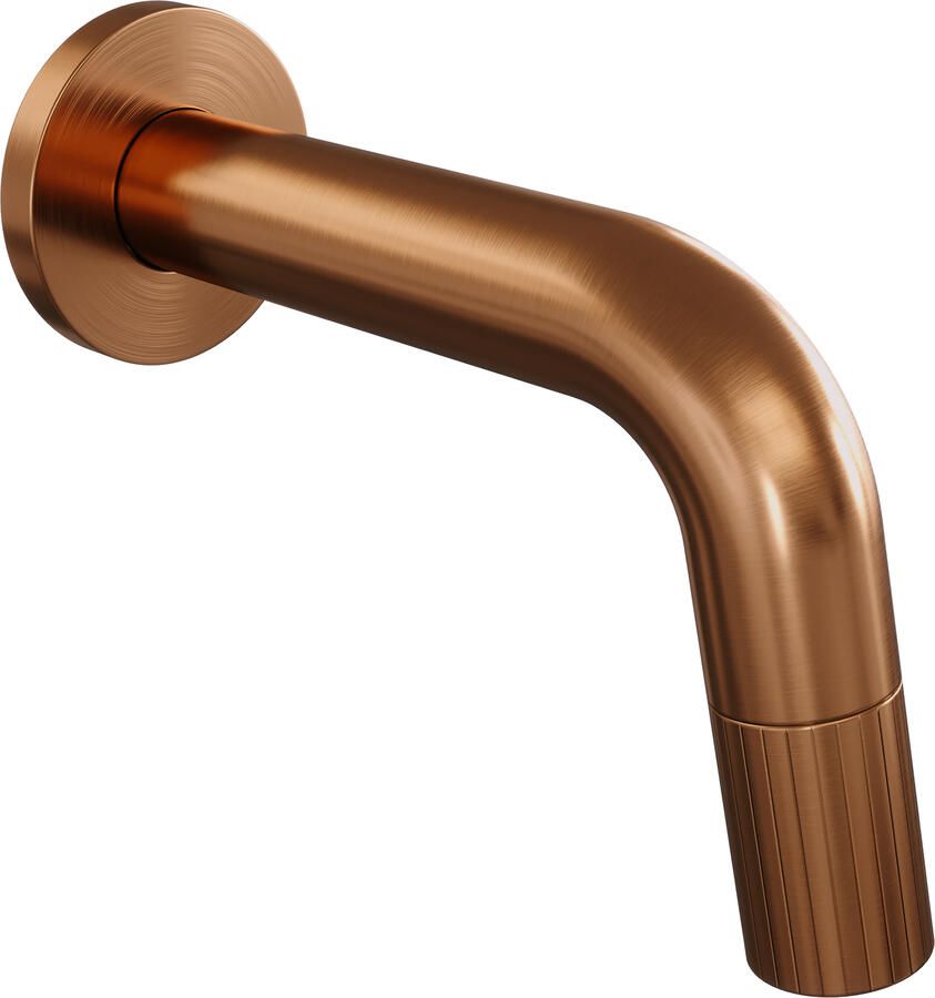 Brauer Stripe inbouw fonteinkraan inkortbaar koper geborsteld PVD