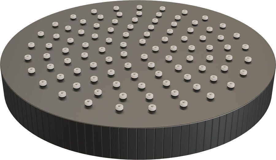 Brauer Stripe regendouchekop Diameter 25 cm mat zwart