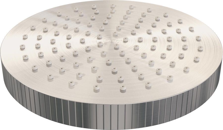 Brauer Stripe regendouchekop Diameter 25 cm RVS-kleurig geborsteld PVD