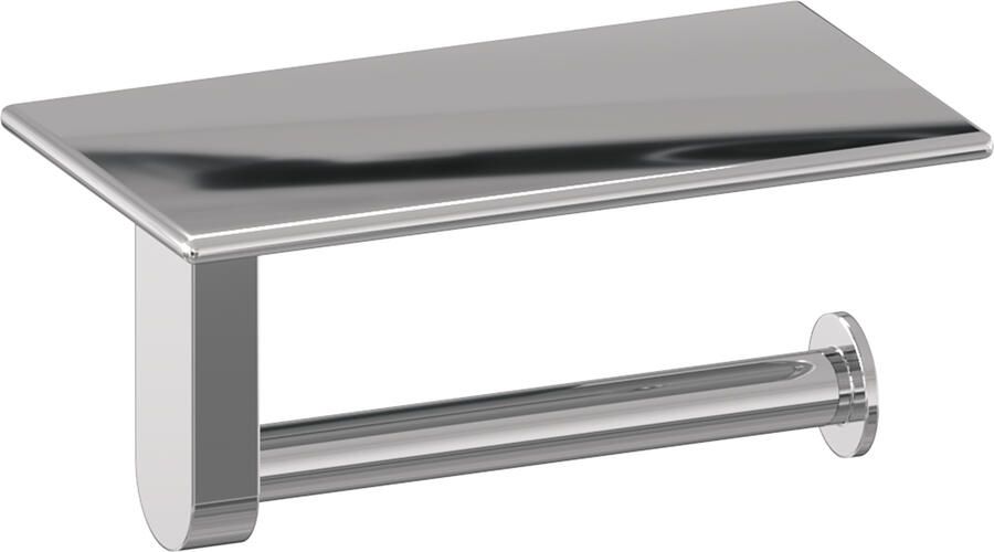 Brauer Toiletrolhouder Chrome Edition Met Planchet Chroom