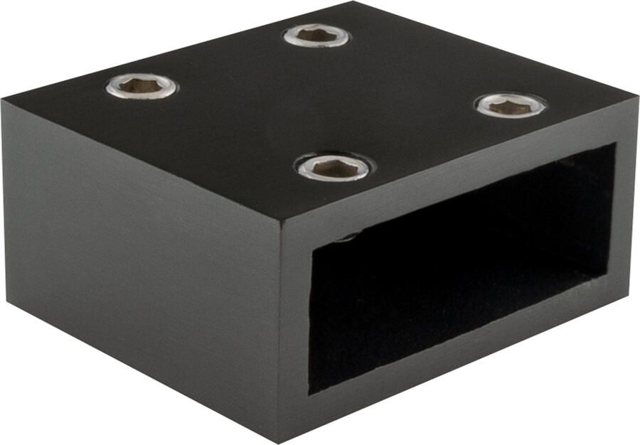 Sanitop Wanddeel Just Creating t.b.v. Stabilisatiestang Gunmetal