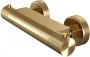 Brauer Gold Carving Douchekraan opbouw glijstang 1 functie 2 carving knoppen handdouche staaf 1 stand PVD geborsteld goud 5-GG-086-1 - Thumbnail 1