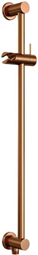 Brauer Glijstang Copper 70 cm Met Wandaansluitbocht Koper