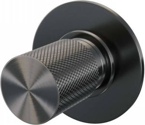 Brauer Gunmetal Carving losse inbouw stopkraan met in- en afbouwdelen gunmetal geborsteld PVD