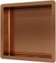 BRAUER Copper Edition Inbouwnis 30x30cm PVD geborsteld koper 5-GK-145 - Thumbnail 1