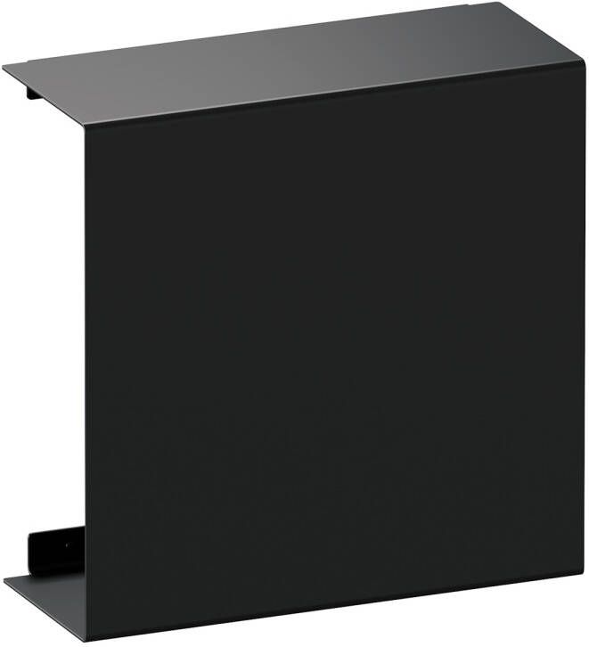 Brauer Black Edition opbouwnis met verborgen opbergruimte mat zwart