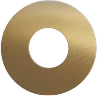 Brauer Gold Edition overloopring voor wastafels 35mm geborsteld messing PVD