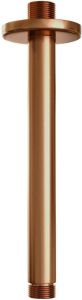 Brauer Douchearm Plafond Copper Edition Rond 200 Geborsteld Koper PVD