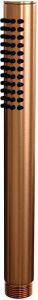 Brauer Copper Carving thermostatische opbouw regendoucheset met 30cm ronde hoofddouche 1 stand staafhanddouche 150cm gladde doucheslang met glijstang en handdouchehouder Koper geborsteld PVD 5-GK-087-3