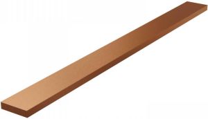Brauer Tegelinlegrooster Copper Edition Omkeerbaar tbv Douchegoot STD W PS 80x7 cm Inclusief Afstandhouders