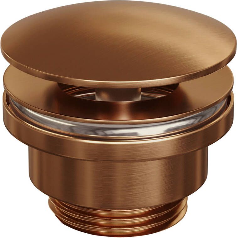 Brauer Copper Edition Wastafelplug always open PVD geborsteld koper 5-GK-159