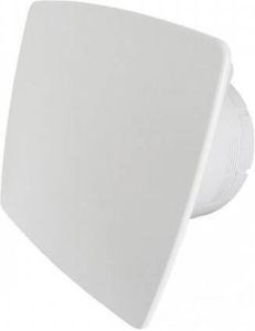 BWS Badkamer Ventilator Pro Design Nalooptimer 100 mm 105 m3 Bold Line Wit