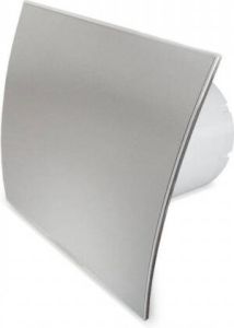 BWS Badkamer Ventilator Pro Design Standaard 100 mm 105 m3 Gebogen RVS