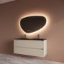 Boss & Wessing Badmeubelset BWS Riga Met Asia Wastafel Mat Zwart 120 cm Kasjmier - Thumbnail 1