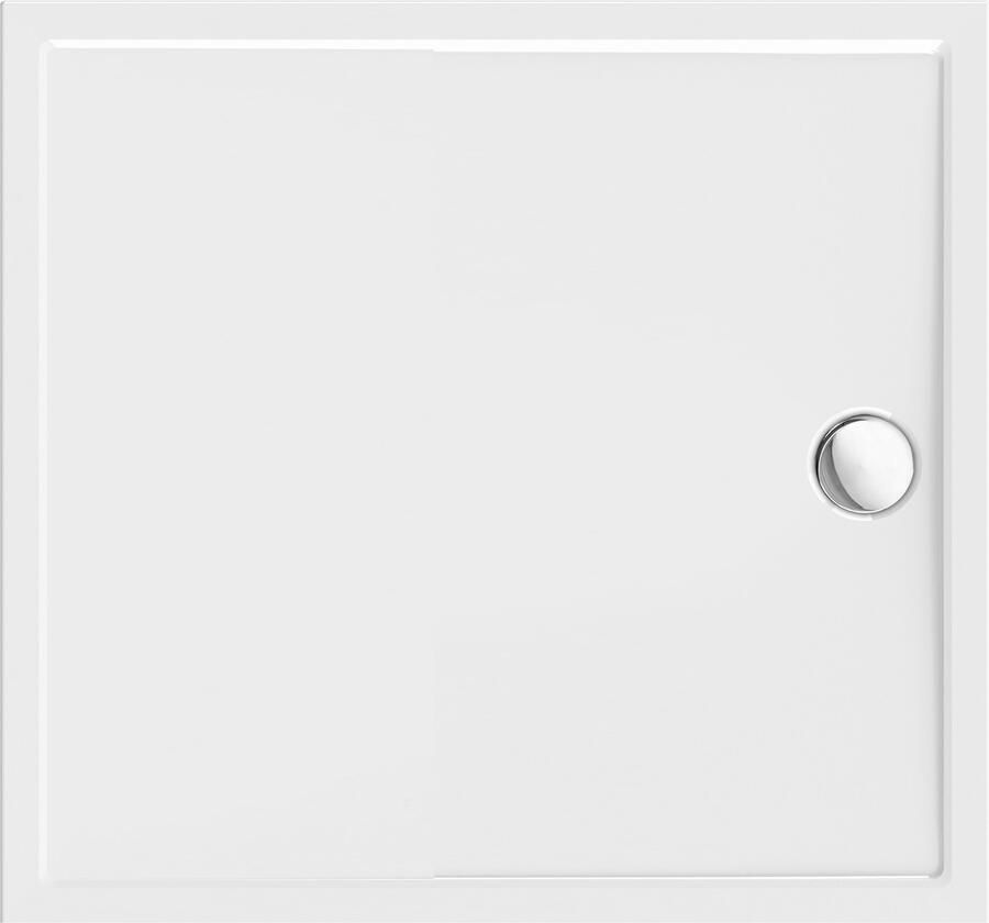 BWS Douchebak Vierkant Acrylic 90x90x4 cm Wit