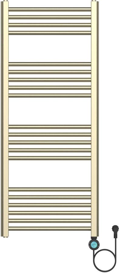 BWS Elektrische Radiator Cory met Smart Wifi 120x50cm 700W Geborsteld Goud