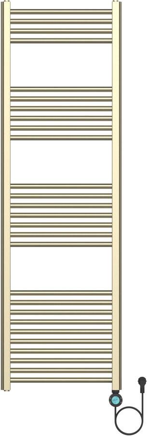 BWS Elektrische Radiator Cory met Smart Wifi 160x50cm 700W Geborsteld Goud