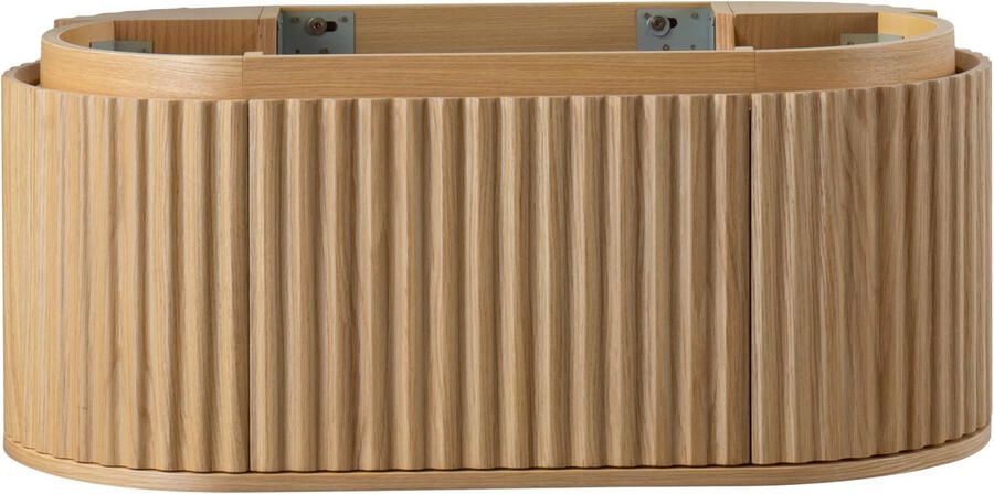BWS Wastafelonderkast Benthe 1 Lade Greeploos Soft Close 99x42x52 5 cm Naturel Eiken