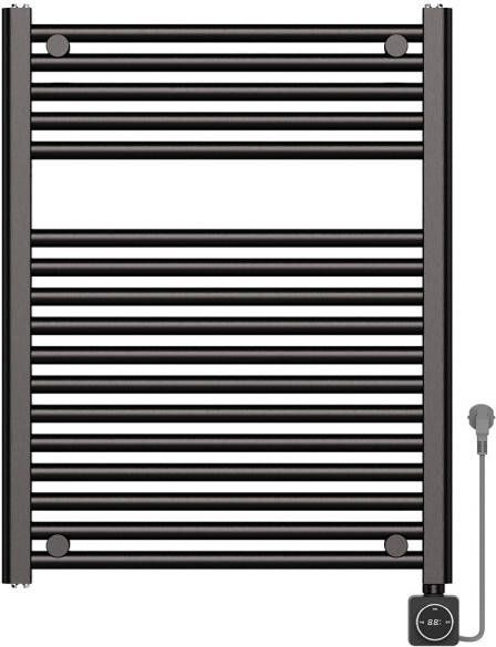 Boss & Wessing Elektrische Radiator BWS Lara 76.6x60 cm Smart Wifi Gunmetal