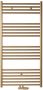 Boss & Wessing Handdoek Radiator BWS Cory 120x60 cm 414 Watt Midden en Zijaansluiting Geborsteld Messing Goud - Thumbnail 1